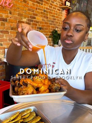 Must Try Dominican Street Food in Brooklyn 🇩🇴 Why was I in Brooklyn the other day and found this gem! Let me put y’all on!!!  @Antojitos BK is a Dominican restaurant in Brooklyn serving up some fire dishes, frozen cocktails and desserts. From Mofonguitos, Fried Meats, Sandwiches to Pina Coladas! 🍹 I already had a feeling the food was going to be good based on the menu pictures alone, but nothing beats when the taste matches exactly what you imagined. Everything I ordered was literally so fire but you MUST try the Cuban Sandwich literally the best I’ve ever had in NYC! 🔥 Don’t sleep on the Club Sandwich & Fried Meats 10/10! Plus the have frozen cocktails which is perfect for summer. From the vibrant atmosphere to the tasty dishes this is definitely a foodies lover dream!  SR Rating: A ⭐️ Want to find out more? Check this out.  📍224 4th Avenue Brooklyn, NY 11215 🌯$2 Empanadas on Tuesday  🍹Frozen Drinks Available: Espresso, Pina Colada, Nut Cracker, Margarita, Lychee, Sangria  #musttryfood #dominicanfood #brooklynrestaurant #explorepage #RestaurantReview 