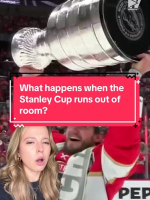 Have you ever wondered what happens when the Stanley Cup runs out of room for names? 👀🏆 @Elliot Georgiadis  #NHL #StanleyCup #sports #stanleycupfinals #hockey s