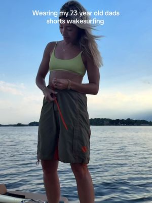 Had to take these bad boys for a rip 🔥 #wakesurfing #surfgirls 