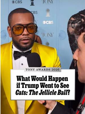 @Cats: The Jellicle Ball co-director Zhailon Levingston on how he would respond to President Trump coming to see his revival of ‘Cats.’ #tonyawards 