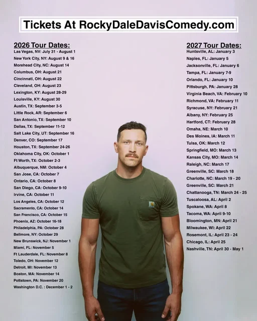 Finalized tour list and everything is on sale! — Sorry I know l've posted 2 of these already but I needed to update the D.C dates. Preciate it partner.