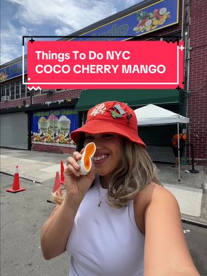 Are you pulling up? You know it’s summertime in NYC when you hear COCO CHERRY MANGO! Thanks @keniainthebx for pulling up with me!  #thingstodoinnyc #cocomangocherry #nyceats #goodeats 