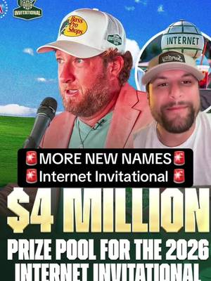 BREAKING: More new names for the @The Internet Invitational  Follow for more!  #greenscreen #fyp #tiktok #golf #barstool  