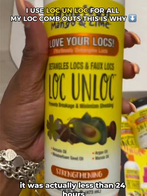 Loc Un Loc works from the inside out so the hair separates instead of snaps. Avocado, Argan, and Marula oils doing exactly what they are supposed to do. Tap the product above to shop on TikTok Shop 💛