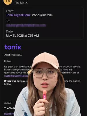 👀 Scam emails can look convincing, kaya importante pa ring maging observant sa maliliit na detalye.
 
 Before clicking on any email:
 💜 Check the sender's email address
 💜 Watch out for unusual formatting or spelling errors
 💜 Mag ingat sa clickable links and buttons
 
 We will never ask for your PIN, OTP, or password! 
 
 Be honest, luv, would this email have fooled you? 👇