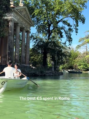 Having a notebook moment at 📍 Temple of Aesculapius Tempio di Esculapio, in Rome Italy🇮🇹🏛️ #rome #eurosummer #gardens 