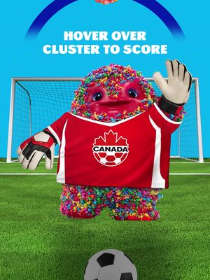Score a goal to unleash your mighty fan ⚽🍬 Marque un but et libère le super fan en toi ! ⚽🍬
