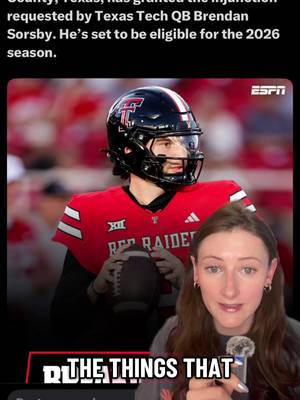 #brendansorsby #CollegeFootball #texastech #NCAA 