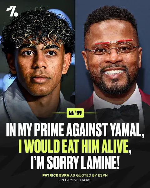 Patrice Evra has claimed that in his prime he would have 'eaten Lamine Yamal alive' 😳 🍽️👇 The defender claimed that all you would have to do is ask the likes of Cristiano Ronaldo and Lionel Messi for confirmation that Evra was one of the toughest to face, and that getting the better of Yamal would have been light work for the Frenchman 👀⚔️
