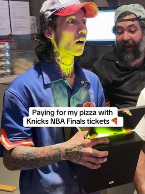 Surprising Scarr’s Pizza employees with Knicks NBA Finals tickets in exchange for a New York slice 🥹👏  #surprise #knicks #nyc #NBA 