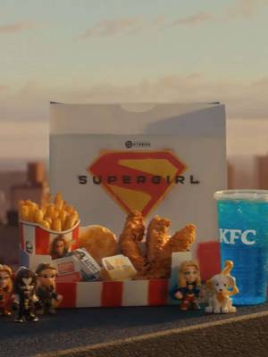 It’s official: the Supergirl Ultimate Meal has landed, get it now! Big-screen power, straight to your table. Fuel up before seeing her soar in theaters June 26th. Prices and participation may vary, while supplies last. Limit 2 per person. Supergirl collectible is available with the purchase of the Supergirl Ultimate Box Meal. 5 collectibles in all. Available at participating restaurants, while supplies last.