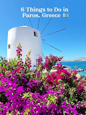 b 🇬🇷 PAROS PARADISE: 6 Must-Do Experiences! ✨ 1️⃣ Get lost in the charming coastal village of Naoussa 🎣 Those white-washed buildings hit different! 2️⃣ Soak up the sun at Livadia Beach 🏖️ Crystal clear waters = pure bliss 3️⃣ Find peace at the Holy Shrine of the Virgin Mary ⛪ A truly spiritual experience 4️⃣ Wander through Parikia Chora 🏛️ The island's heart and soul! 5️⃣ Feast like a local at Bountaraki Restaurant 🍽️ Trust us, your taste buds will thank you! 6️⃣ Get inspired at Fluxus Museum 🎨 Art meets Aegean vibes Paros stole our hearts and it'll steal yours too! 💙  ✨ SAVE this reel for your Greece bucket list! 👉 READ our detailed free Paros guide on our website, link in bio and FOLLOW @luxurycolumnist for more travel tips and hidden gems! Paros | Greece | Paros Island | Paros Greece | Cyclades | European Summer | Best Places in Greece | Greek Island Hopping | Instagrammable Places in Paros | Visit Greece | Summer in Greece | Things to Do in Paros #paros #parosisland #parosgreece #greekislands #greektourism   
