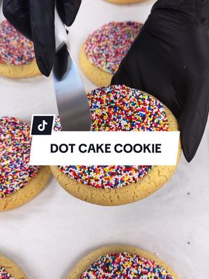 Sprinklemaxxing 😌🌈 The internet’s favorite treat just dropped at Crumbl. Have you tried the Dot Cake Cookie yet? 👀 #Crumbl