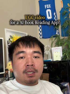 UGC video I made for an AI Book Reading app!  #ugc #ugccreator #maleugccreator #techugc #ugccommunity 