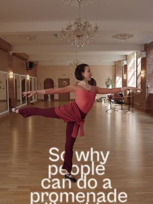 ARABESQUE PROMENADE! #ballet #ballerina #ballettips #arabesque 