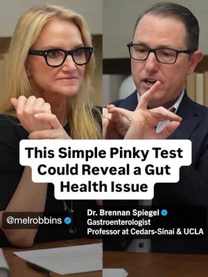 This simple test from Dr. Brennan Spiegel could tell you something surprising about your gut. 🤔 Dr. Spiegel is a gastroenterologist and the director of Health Services Research at Cedars-Sinai Medical Center in Los Angeles, one of the leading medical centers in the United States. He is also a professor of medicine and public health at UCLA. Dr. Spiegel trained at Cedars-Sinai and UCLA, and is a pioneering researcher in the areas of gut health, the usage of AI in medicine, and tools that help patients with pain, anxiety, and chronic illness. He’s the founding editor of the Journal of Medical Extended Reality and he served as Editor-in-Chief of the American Journal of Gastroenterology. Dr. Spiegel has published more than 300 peer-reviewed scientific papers, his research has been cited 30,000 times, and he is the author of Pull: How Gravity Shapes Your Body, Steadies the Mind, and Guides Our Health. He explains that if your joints are very flexible, it may mean your body is “stretchy” on the inside too - specifically your digestive system. When those internal support structures are too flexible, gravity can pull everything down and create issues like bloating, gas, or discomfort. On this episode of The Mel Robbins Podcast, Dr. Spiegel breaks down the hidden force affecting your body and the simple shifts you can make to feel stronger, healthier, and more supported. 🎧 “The Hidden Reason You Feel Exhausted & How to Feel Better Now” Listen on Spotify, Apple Podcasts, or YouTube - search “Mel Robbins Podcast Brennan Spiegel”