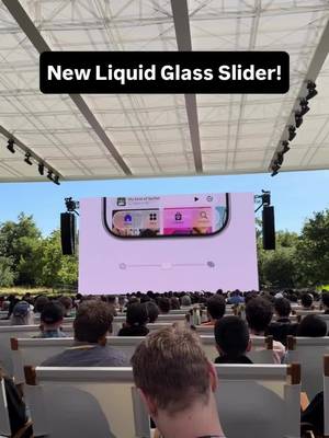Now you can adjust your Liquidity on your iPhone 💧📲 #liquidglass #ios27 #liquidglassapps #liquidglassdesign #wwdc26 