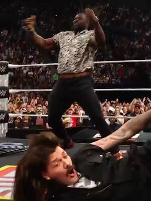 yeahhhh that was a BIG mistake 😵 #WWE #ObaFemi #DominikMysterio #JDMcDonagh