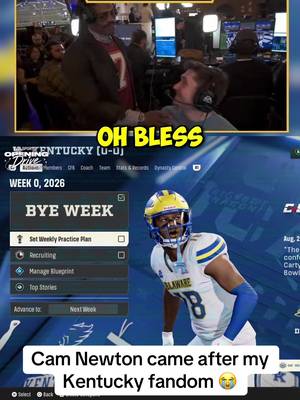 caught me so off guard lol #collegefootball27 
