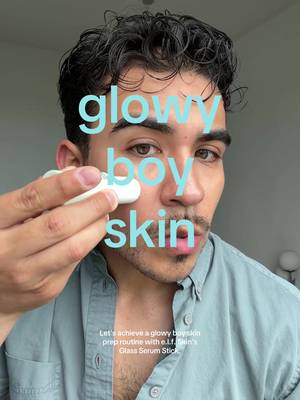 Let’s get into summer skin with @e.l.f. Cosmetics new Glass Skin Serum Stick! Glass skin with the luxe feel for just $12 #elfPartner #elfSKIN #summerskin #summerboy #mensskin 