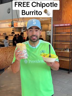 FREE Chipotle burritos and bowls on June 11 if you wear a soccer jersey 🌯 #chipotle