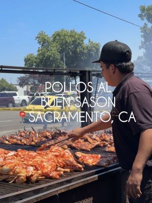 We followed the smoke .. and it let us straight to a mountain of BBQ Chicken and Ribs lol 😝 Here’s what we got:   🍗 Whole Chicken - $20 🥩 Half Ribs - $15 🍝 Cold Pasta (aka Mac Salad) - $2 📍Pollos Al Buen Sasos - 5858 Florin Rd. Sacramento, CA 95823 They are fairly new and only open Fri - Sun. 