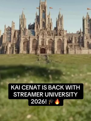 Kai Cenat just officially announced Streamer University 2026. 🎓🎥 The viral creator event, where streamers live together and learn content creation from major online personalities, is officially returning for a new class. 😭 The fact streaming now has its own “university” still feels unreal. via @kaicenat #Pubity #KaiCenat #Streaming #Twitch