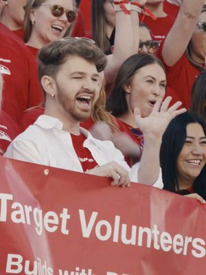 A stronger community starts with people willing to show up for one another ❤️ Thanks to @Lone Fox for joining 100 Target Team Members to help transform a Denver elementary school into a space students and teachers can be proud of. It's just one example of the work Target supports in more than 2,000 communities nationwide.