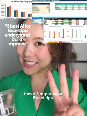 Comment “MODEL” on the *IG POST* for a comprehensive list of 25+ amazing prompts (not typical, but so so helpful) to use for ChatGPT Excel and Google Sheets! 3 key areas: Understand, build, and improve on your spreadsheets So easy but makes an incredible difference in your performance and time saved - which frees up your mind for *higher-value* thinking All to say - these tips will help you work better and achieve your goals faster (hello, next promotion?! ;)) @ChatGPT #ChatGPT_Partner #AITools #CareerAdvice #ProductivityTips #ExcelTips