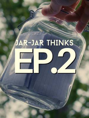 Day 2 out of 30. I know this one is going to hit home for some of you.  If you’re new here, we’re pulling a message out of this jar, otherwise know as “Jar-Jar Thinks”, everyday for 30 days. These messages are written specifically for creators, artists and makers, who are navigating building their careers and online presence. #contentcreater #smallcreator #youtube #30daychallenges #creatorcommunity