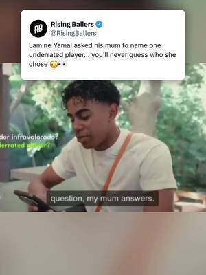 That was actually a good shout… 👀😮‍💨   🎥 (YT/lamine.yamal) #risingballers #fyp #lamineyamal #viral #barcelona 