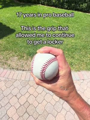 The OG sweeper grip. #baseball #pitching #pitcher #sweeper #MLB 