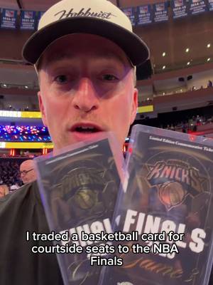 I TRADED A BASKETBALL CARD FOR NBA FINALS TICKETS 😳 #sportscards #kingofthekards #cardshow 