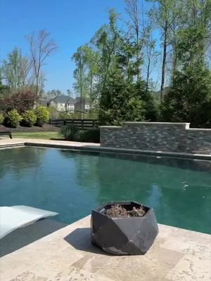 If your patio, pool area, or backyard feels like it’s missing something, it might be a fire feature. This DIY fire bowl was one of the easiest outdoor projects we’ve done, but it completely changed how we use the space. Whether we’re hosting friends, hanging out by the pool, or just relaxing outside after dinner, it instantly makes the backyard feel more inviting. The best part? It was a simple weekend project that looks far more expensive than it was. #backyardideas #outdoorliving #firepit #poolside #summerentertaining