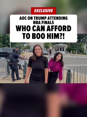 🚨 EXCLUSIVE: Rep. Alexandria Ocasio-Cortez thinks President Donald Trump's reception at the NBA Finals could come down to one thing ... the price of admission.