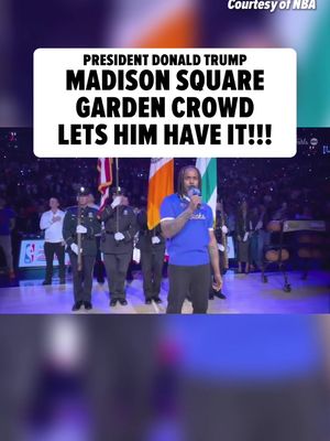 Donald Trump's arrival at Madison Square Garden was almost as anticipated as tipoff itself -- with POTUS instantly becoming part of the show when he stepped into the building for Game 3 of the NBA Finals. 🎥 Courtesy of NBA