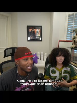 Cinna tries to do the famous "YourRage chair bounce" #cinna #yourrage #fyp #xcyzba #twitch