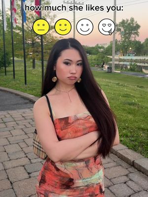 how she acts based on how much she likes you 👀 #dating #relationships #girls #funny #crush 