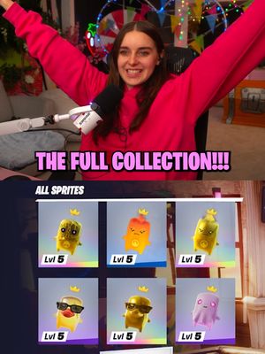 My COMPLETE Sprite Collection 👀 (100%) #fortnite #spirites 