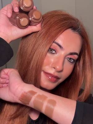 @rhode skin pocket bronze swatches for light to medium skin tone. Shade swatches: 🤎 Bake 🤎 Sip 🤎 Sunbed *these pocket bronzers comes in 8 shades and blends on skin like a dream. They are launching on June 9th so keep an eye on @rhode website!! @Hailey Bieber  #fyp #rhodeskin #rhodesummer #makeuptutorial #creambronzer 