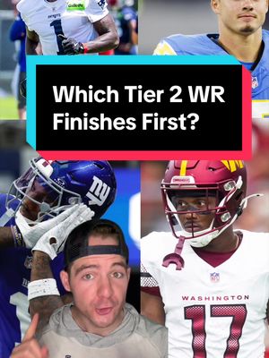 1st and 2nd in this poll were razor thin. #fantasyfootball #ajbrown #maliknabers #walterpicks 