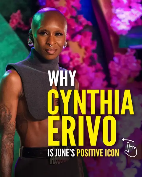 This June we’re celebrating Cynthia Erivo as our Positive Icon of the Month 💛 From championing mental health and equality to serving on the (RED) Creative Council in the fight against AIDS, Cynthia continues to use her platform to create meaningful change. Here are 5 reasons why she’s inspiring millions around the world. ✨ @Cynthia Erivo @The Loveland Foundation @theshamelessfund  #cynthiaerivo #fyp #celebrity 