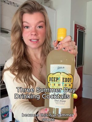 Your summer bartender is reporting for duty with @deepeddyvodka Lemonade, Lemon Tea & Lemon Spritz #ad  #deepeddyvodka #pleasedaydrinkresponsibly #squeezetheday