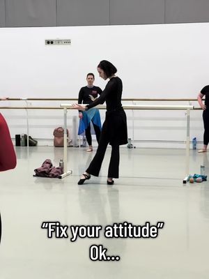 Fix my attitude? You got it 🫠 #ballet #trend #ballerina 