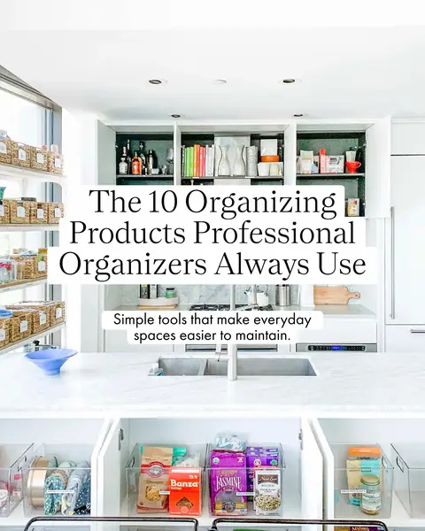 You don't need hundreds of organizing products to create a functional home. But there are a few products we find ourselves reaching for again and again. These are the tried-and-true favorites our organizers use to create systems that are easy to find, easy to use, and most importantly, easy to maintain. #horderly #professionalorganizing #homeorganization