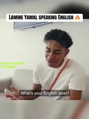 Lamine Yamal shows off his English speaking level 💪💯  (Via @lamineyamal)  #Soccer #futbol #worldcup #yamal #lamineyamal 