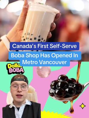 Dollar Boba is opened in Metro Vancouver #vancouver #boba #dollarboba #selfserve #bubbletea 