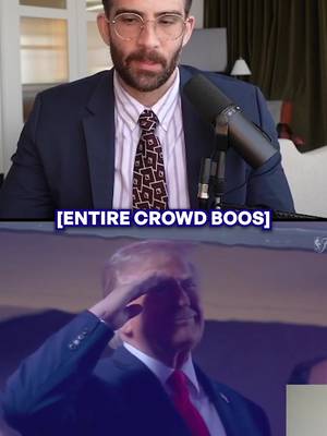 trump got booed at the knicks game, fell asleep, then left early and broke their 13 game win streak #hasanabi #trump #knicks #nyc #nbafinals 