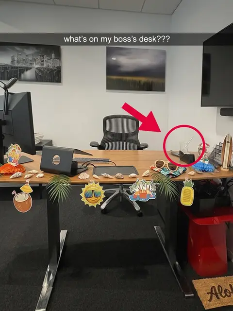 Found something on my boss’s desk…