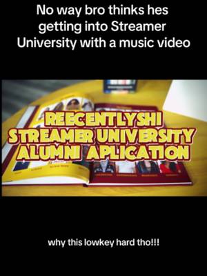 Making it into the first Streamer University was one of the best opportunities I’ve ever had. I came in not really knowing what direction I wanted to take with streaming. Since then, I’ve spent countless hours trying new things, making mistakes, learning from them, building my setup, getting my PC together, and figuring out who I am as a creator. One thing I’ve learned for sure is that I love making music live and bringing people together through it. Streamer University helped push me to take content creation seriously, and I’m grateful for every lesson, every connection, and every opportunity that came from it. Whether I make it back or not, thank you for giving me that first chance. I wouldn’t trade the experience for anything. Hopefully you enjoy this song and can see how much I’ve grown since the first class. If I get the opportunity to come back, I’d love to create even more, showcase new talents, and maybe even make the Streamer University Anthem Part 2. If you guys wanna see me in the next SU plz @kai_cenat !!! @toneexclusive @ampexclusive6 @dukedennis Thank you for listening  #fyp #streameruniversity #amp #kaicenat #fypシ゚viral